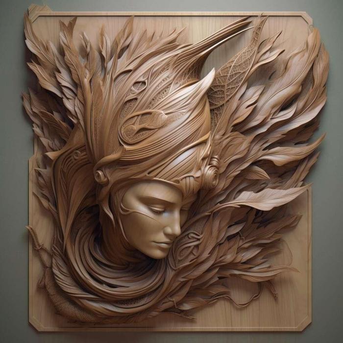 نموذج ثلاثي الأبعاد لآلة CNC 3D Art 